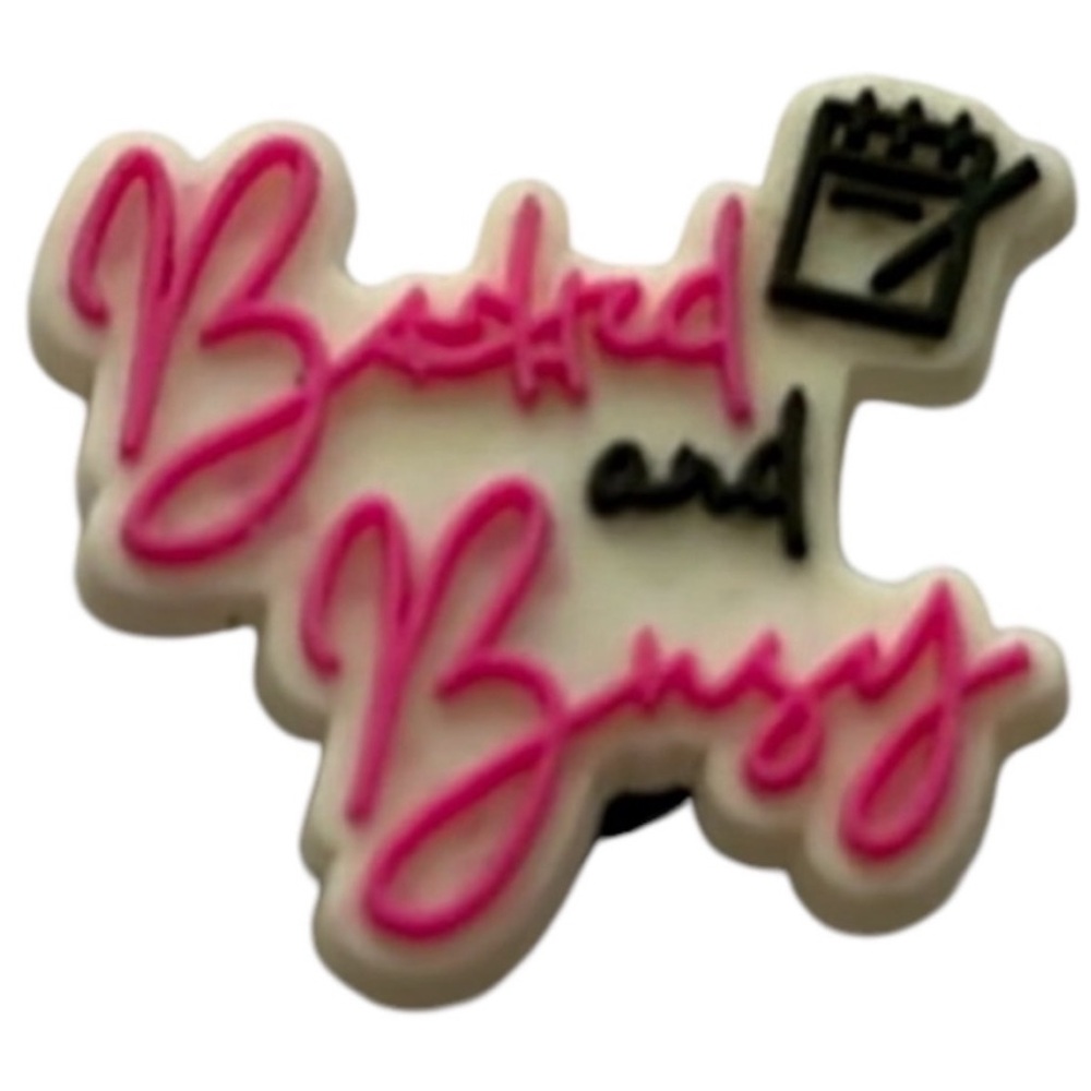 Croc charms Booked and Busy